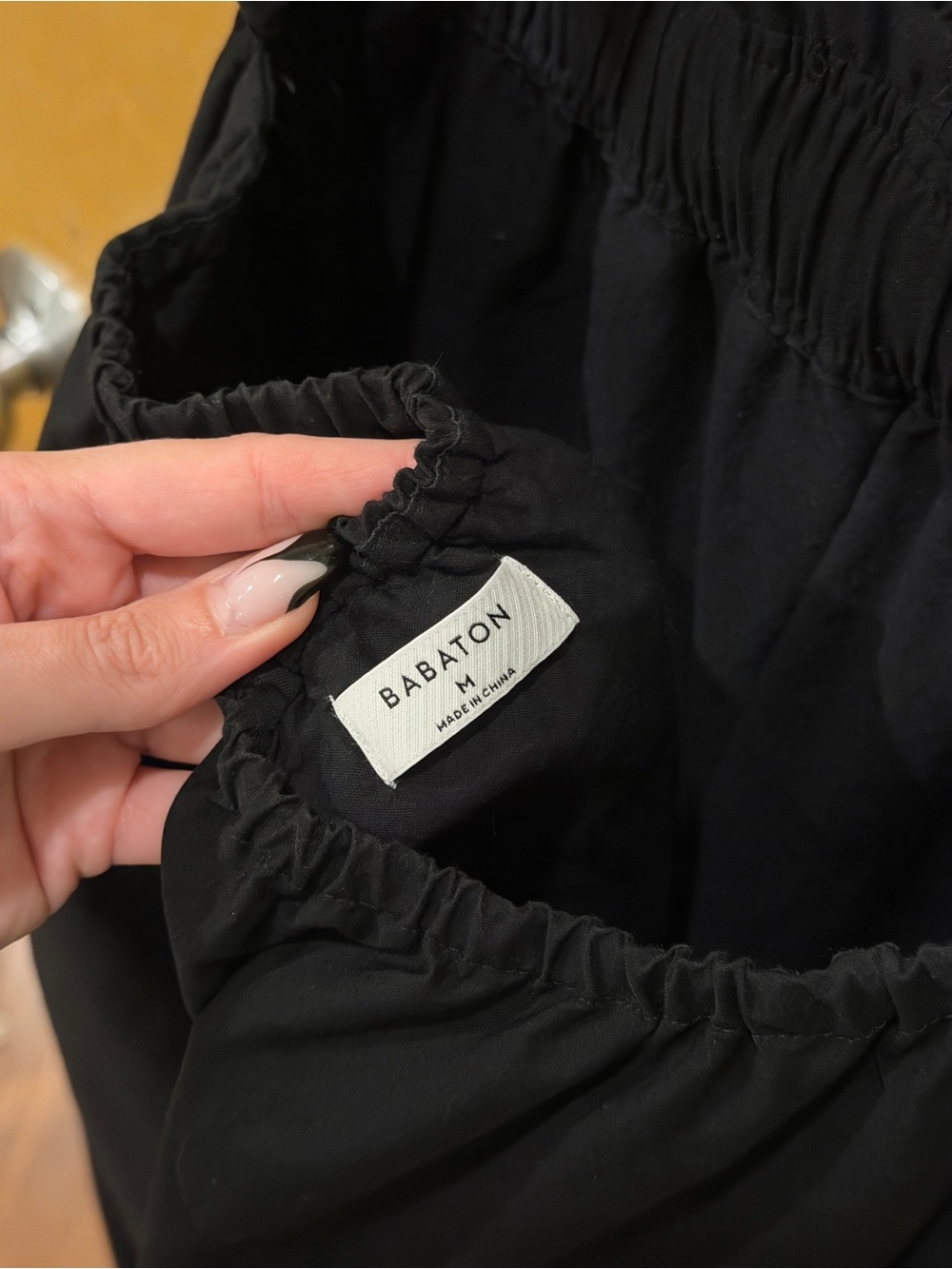 Aritzia Babaton Encourage black poplin dress maxi - Picture 6 of 8